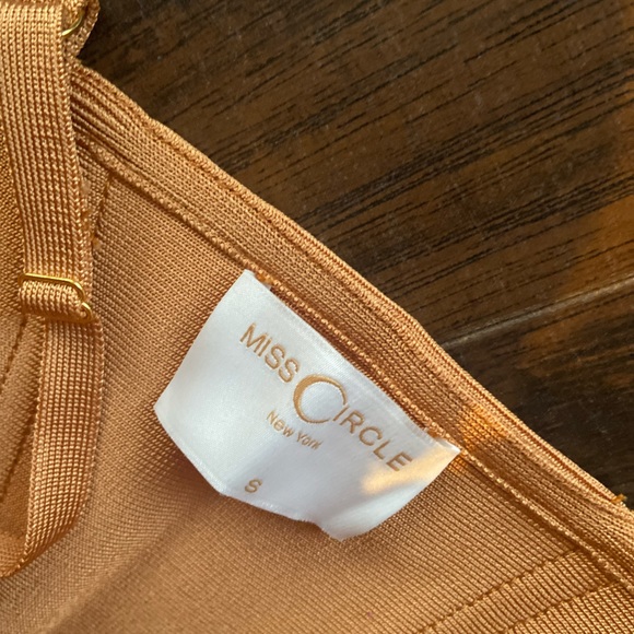 NWT Miss Circle NY Gold Corset sz S - Picture 4 of 4